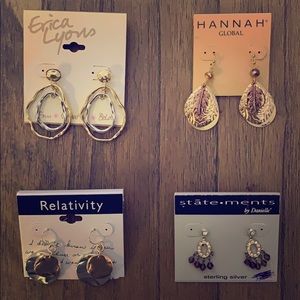 EARRING BUNDLE - 4 Pairs! (All pictured included)